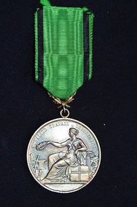 MEDAILLE-SOCIETE NATIONALE D'ENCOURAGEMENT AU BIEN-MORALITE-TRAVAIL-DEVOUEMENT-2 - Foto 1 di 4