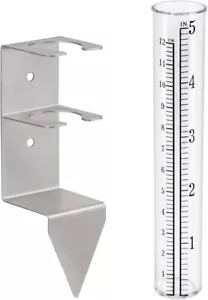 5" Capacity Rain Gauge Outdoors Best Rated,Rain Gauge Small Freeze Proof Plastic - Picture 1 of 8