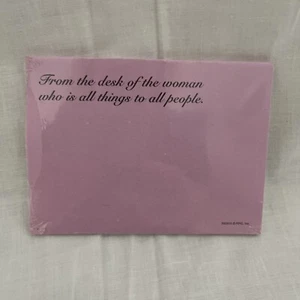 2 Vintage Hallmark POST-IT NOTES Sticky Paper Unused - Picture 1 of 19