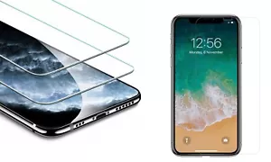 4 Pcs iPhone X Xs 11 Pro Tempered Glass Screen Protector 9H Scratch Protector - Picture 1 of 4