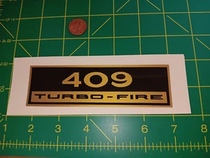 Adesivo decalcomania VINTAGE (waterslide) 409 TF ORIGINALE vecchio magazzino, - Foto 1 di 1