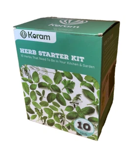 KRÄUTER STARTER KIT 10 Kräuter für den Anbau zu Hause DIY Samenschale Bodenanzuchtset - Bild 1 von 4