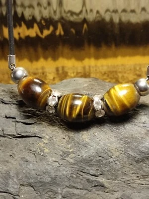 Damen Halskette Anhänger in Braun  Nickelfrei Scarlet Bijoux im BERNSTEIN DESIGN - Bild 1 von 4