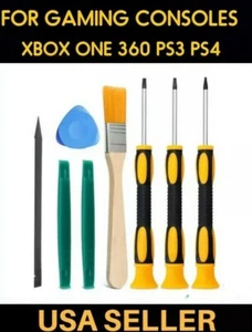 8pc Torx TR8 T6 T10 Screwdriver Prying Tool Kit Set For Xbox One 360 PS3 PS4 USA - Picture 1 of 7