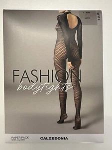 CALZEDONIA Ganzkörperstrumpfhose offener Schritt- Größe: S/M - Farbe: Schwarz - Bild 1 von 6