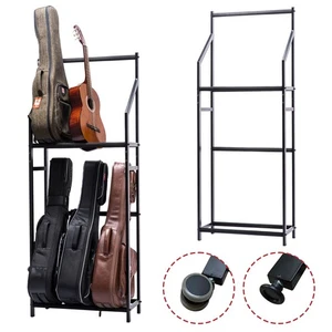 Zweistöckiger multifunktionaler Gitarrenständer, Gitarrenhalter, Basshalter - Bild 1 von 9