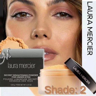 LAURA MERCIER Secret Brightening Powder for Under Eyes*~ Shade 2 NIB/Seal 4g $35 - Image 1 of 4