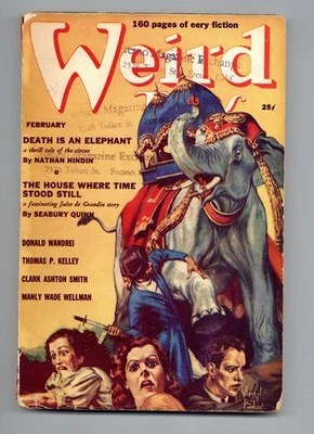 Weird Tales Pulp 1st Series Feb 1939 Vol. 33 #2 GD TRIMMED - Image 1 of 3