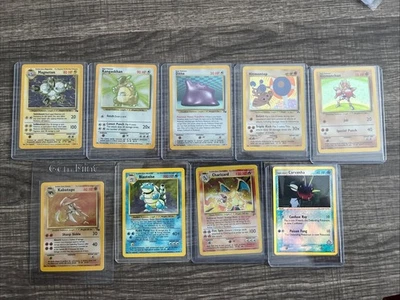 Pokemon Card Lot - 9 Holos - Charizard And Blastoise Base Set 2 - Image 1 of 4