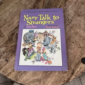 Never Talk To Strangers Hardcover Book Irma Joyce George Buckett Golden Book VTG - Bild 1 von 9