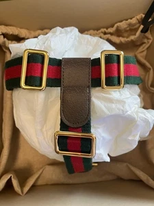 Arnés para perros Gucci línea jerez lona cuero talla L sin usar con caja de JP - Imagen 1 de 5