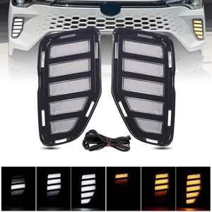 2X LED Daytime Running Lights for Toyota Corolla Cross 2024 2025 DRL Fog Lights - Picture 1 of 13