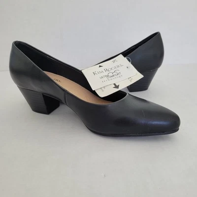 Kim Rogers Ultra Comfort Women's Dress Shoes Size 8M Black NWT  - Image 1 of 4