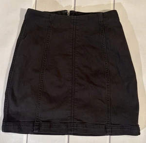 Free People Women’s Black Skirt Size 2 - Picture 1 of 4