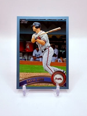 2011 Topps Update - David Ross - Walmart Exclusive Blue #US34 Braves - Image 1 of 2