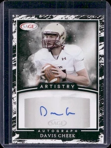 Davis Cheek 2022 Sage Artistry White Border Auto Autograph Rookie Rc - Picture 1 of 2