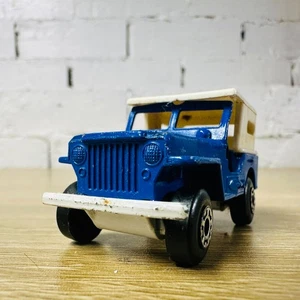 Matchbox Superfast MB5 Jeep Blue White US Mail 1979 - Picture 1 of 15