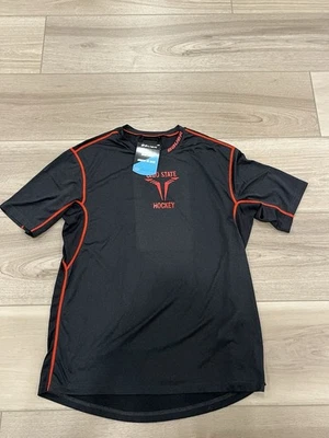 Bauer Mens Core Hybrid Short Sleeve Top Size Large “Ohio State Hockey” - Image 1 of 4
