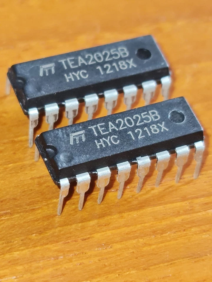 (2pcs) TEA2025, TEA2025B  DIP-16 Audio Amplifier Amplifier Board IC  UK seller - Image 1 of 1
