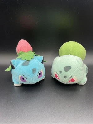 POKEMON Bisasam & Bisaknosp Plüsch 1999 Hasbro Set Kuscheltier Stofftier - Bild 1 von 4