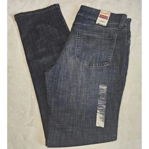 Wrangler Damenjeans gerade Beine Denim Größe 15/16 × 34 neu mit Etikett - Bild 1 von 8