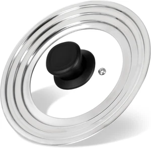 Universal Stainless Steel Lid for 6-8 Inch Pots and Pans, Replacement Cover - Picture 1 of 12