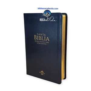 Biblia Letra Grande 12 Puntos RV1960 imit piel negro - Bild 1 von 5