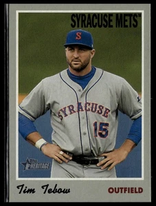 Topps Heritage Minor League #32 2019 Tim Tebow - Imagen 1 de 2