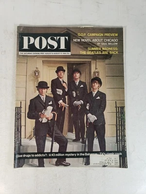 The Saturday Evening Post August 8 - 15, 1964; Beatles, Chicago, G.O.P. Campaign - Image 1 of 4