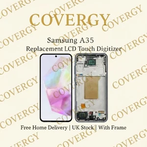 For Samsung Galaxy A35 5G OLED LCD Screen With Frame Replacement UK Stock - Picture 1 of 1