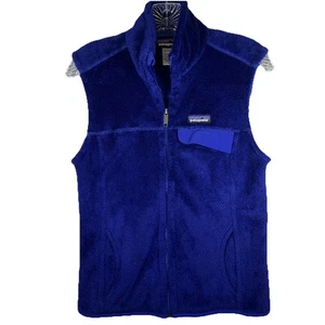 Patagonia Polartec Re-Tool Vest Full Zip Royal Blue Women's M Medium - Picture 1 of 9