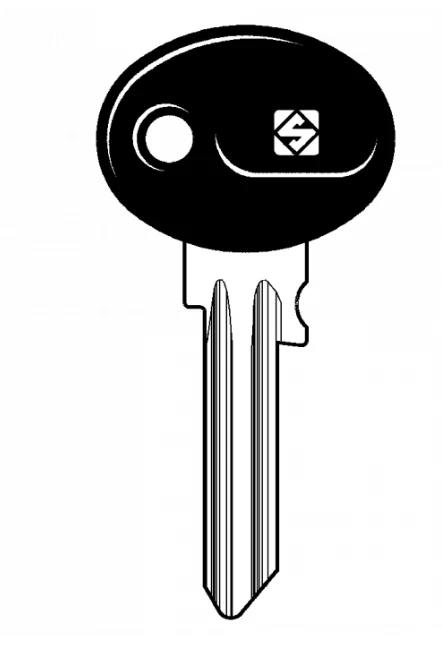 Classic Car key - FIAT (Silca DM1RP) - Uncut Key Blank - Image 1 of 1