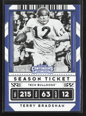 2020 Panini Contenders Draft Picks #94 Terry Bradshaw - Image 1 of 2