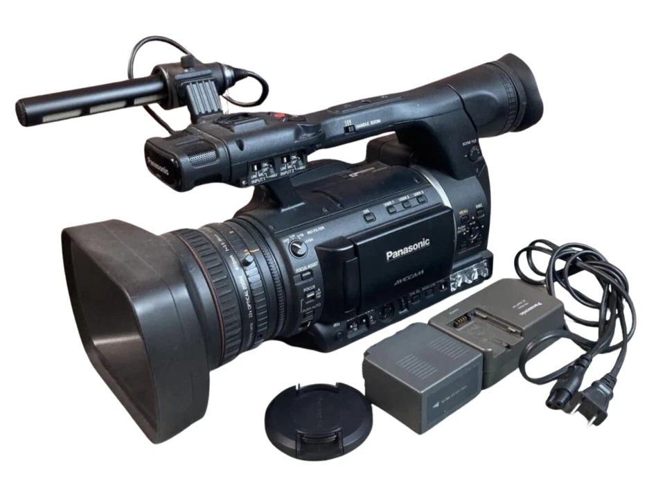 Panasonic AG-AC160A Black Camcorder Video Camera Professional Used From Japan - Image 1 of 4