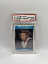 Willie Stargell Signed 1985 TCMA MVP Card PSA/DNA Auto