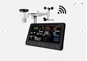 ECOWITT WS2910 7-in-1 Wireless Weather Station Outdoor Sensor Solar Powered - Picture 1 of 3