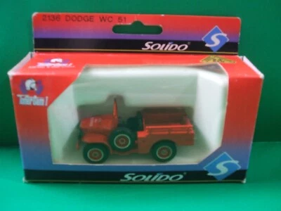 Solido Toner Gam 1 2136 - Dodge WC 51 Sealed in Box Fire Truck - Image 1 of 4