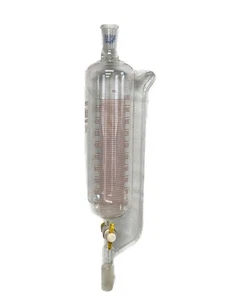 KONTES Glass 1000mL 24/40 Pressure Equalizing Addition Funnel w/4mm PTFE Stpk - Picture 1 of 11