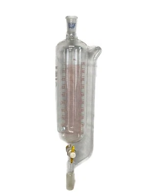 KONTES Glass 1000mL 24/40 Pressure Equalizing Addition Funnel w/4mm PTFE Stpk - Image 1 of 4