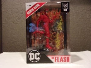 McFarlane Toys DC Comics The Flash 7" Action Figure w/The Flash Comic Book NIB - Picture 1 of 3