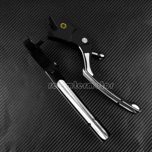 Palanca de embrague de freno CNC negra y cromada apta para Indian Scout modelo 2013-2014 2017 - Imagen 1 de 6
