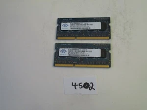 Nanya 2x2Gb=4Gb 1333Mhz PC3-10600 DDR3 SODIMM laptop memory RAM (4502) - Picture 1 of 2