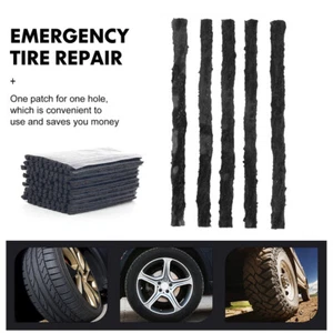 50Pcs Car Bicycle Tyre Tubeless Tire Sealing Strip Plug Puncture Repair Tools - Picture 1 of 21