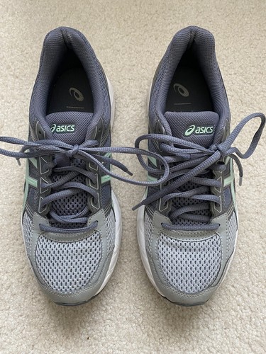 Scarpe da corsa donna ASICS Gel Contend 4 grigio argento con scatola usate delicatamente