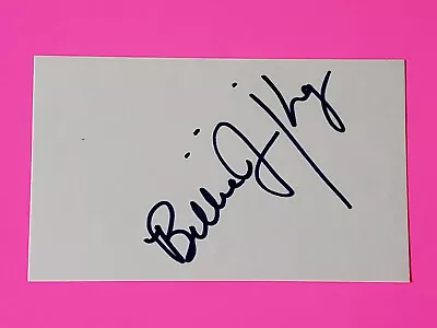 BILLIE JEAN KING AUTOGRAPHED 3X5 INDEX CARD TENNIS LEGEND - Image 1 of 2