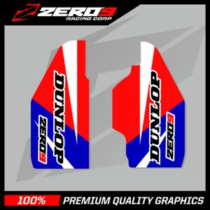 HONDA CRF 150 2007 - 2018 LOWER FORK MOTOCROSS GRAPHICS MX CALCOMANÍA FÁBRICA 15 AZUL - Imagen 1 de 1
