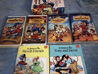 Fievel VHS Lot: An American Tale, Fievel Goes West, Treasure Of Manhattan Island - Image 1 of 4
