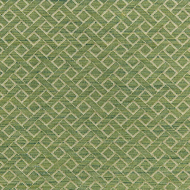 Lee Jofa Geometric Basketweave Uphol Fabric- Maldon Weave Aloe 6.80 yd 2020102.3 - Image 1 of 1