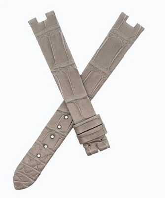 Cartier 15mm x 14mm Grey Genuine Alligator Leather Watch Band KD7UAALQ - Image 1 of 3