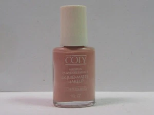 Maquillaje líquido mate Coty Airspun Powderessence color rosa pétalo beige 1 oz RARO - Imagen 1 de 1